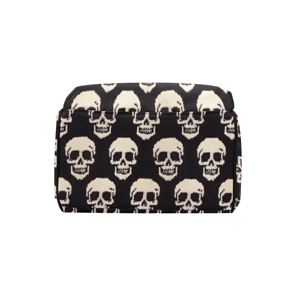 Knitted Skulls Diaper Backpack