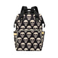 Knitted Skulls Diaper Backpack