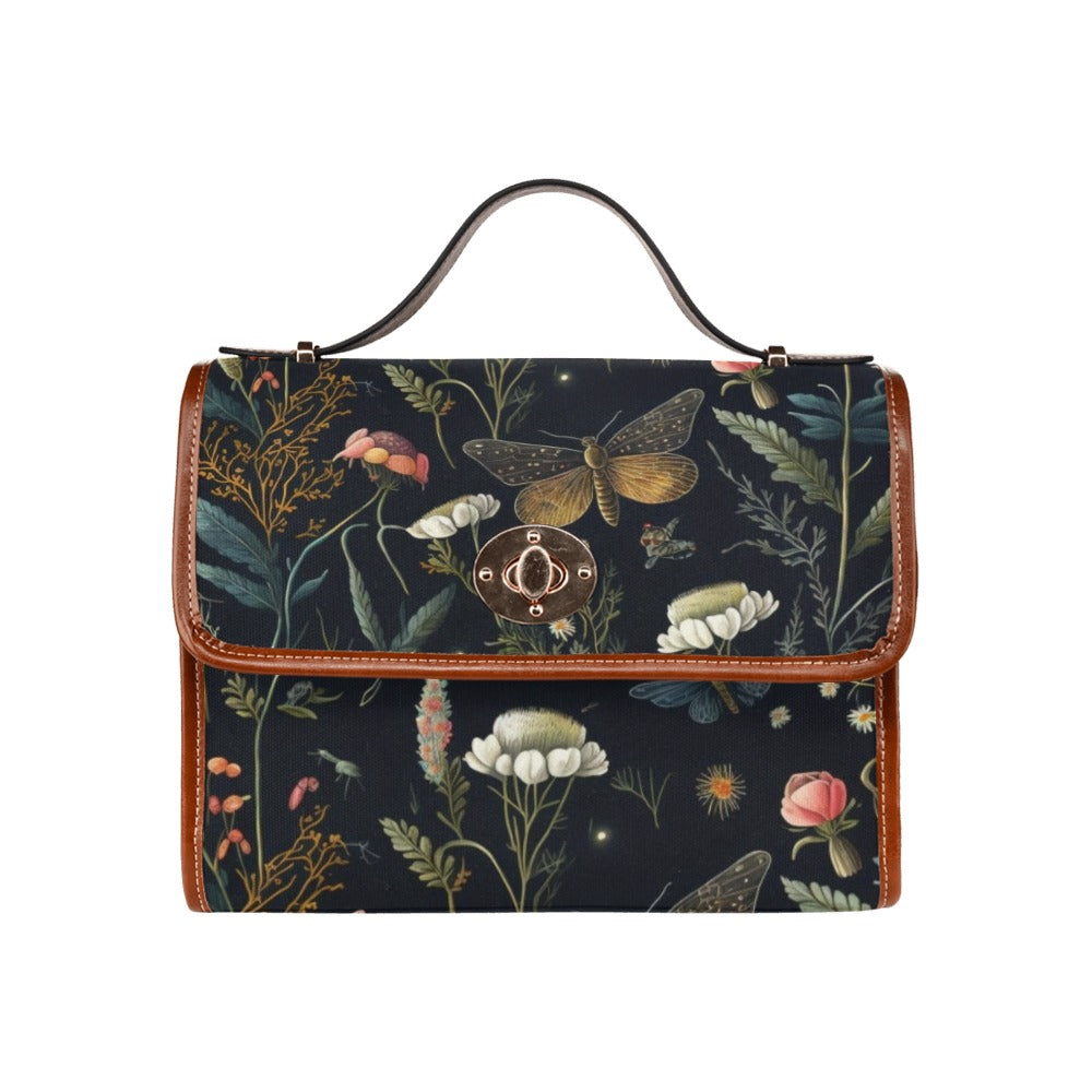 Dark Moth Satchel - The Rooted Fern