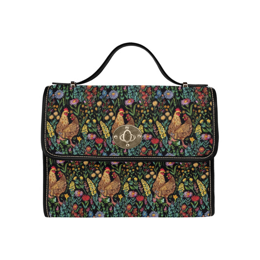 Floral Chicken Satchel - The Rooted Fern