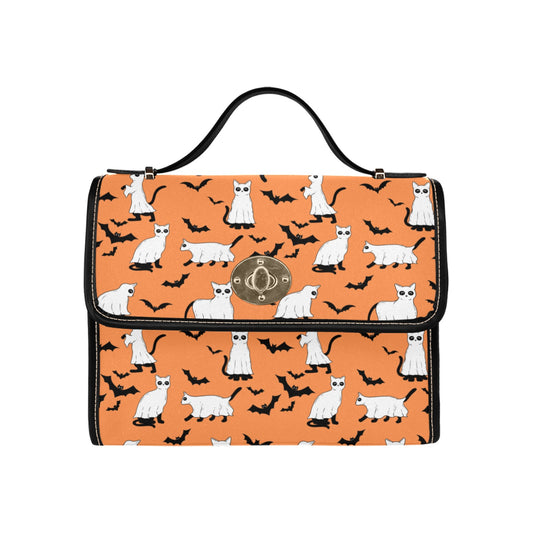 Ghost Cat Satchel - The Rooted Fern