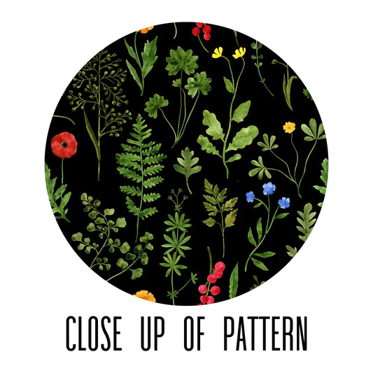 Dark Wildflower Wallet