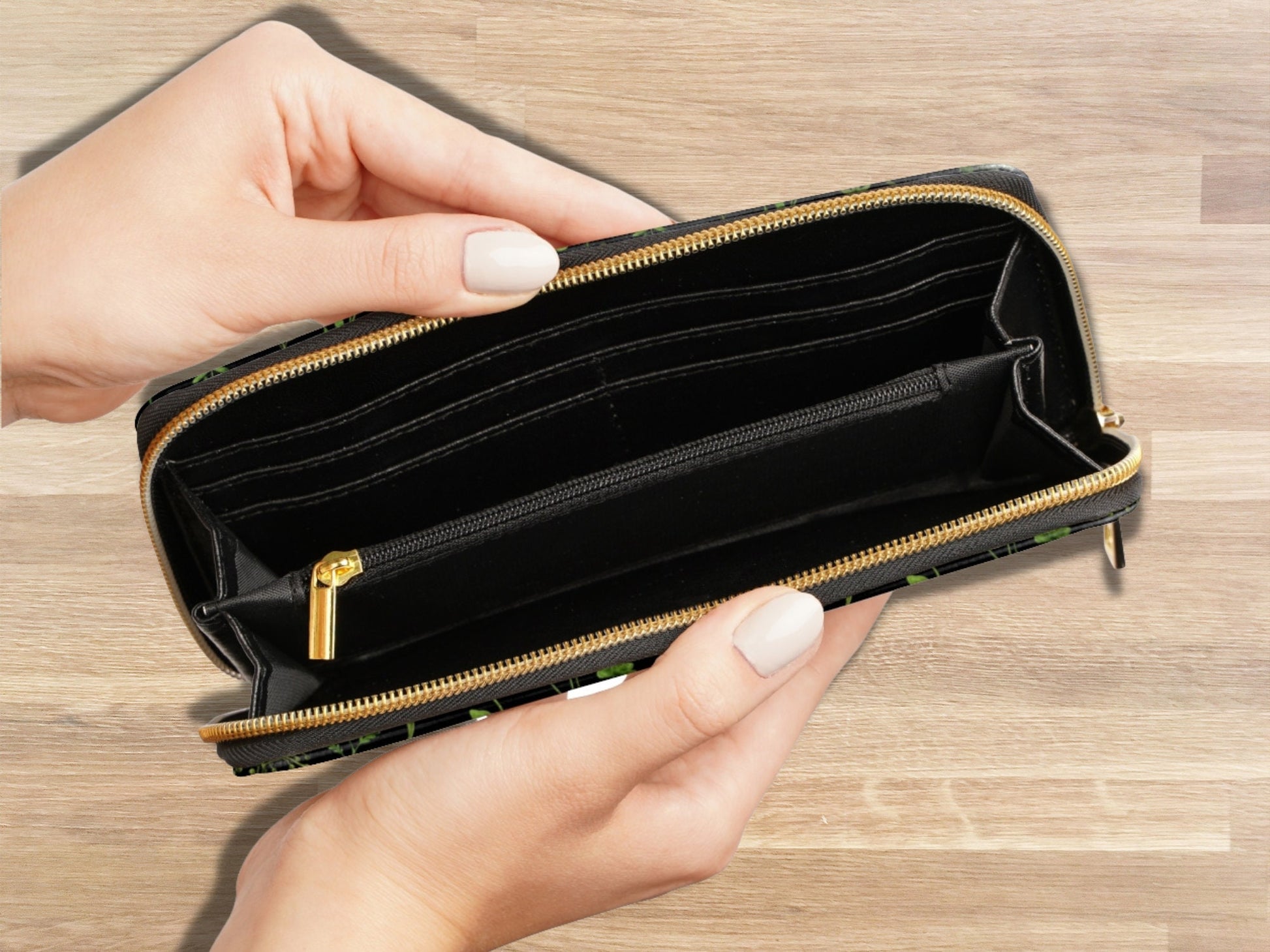 Dandelion Dark Academia Wallet Goblincore Zip Up Wallet Dark Cottagecore Gift for Witchy Lovers Vegan Leather Wallet Women Travel Wallet