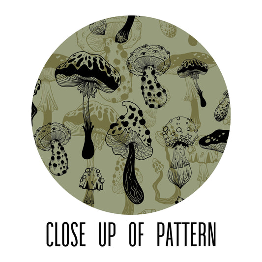 Magic Mushrooms Combat Boots