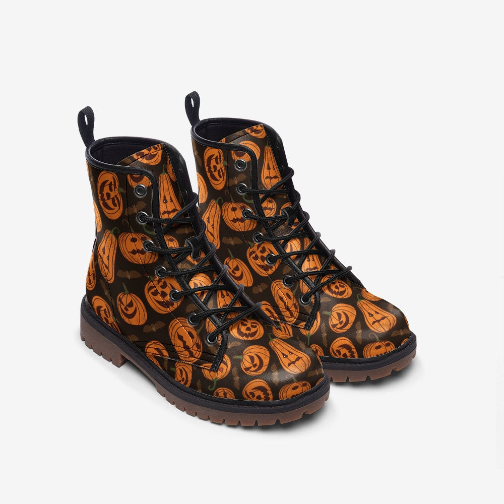 Jack O'Lanterns Combat Boots