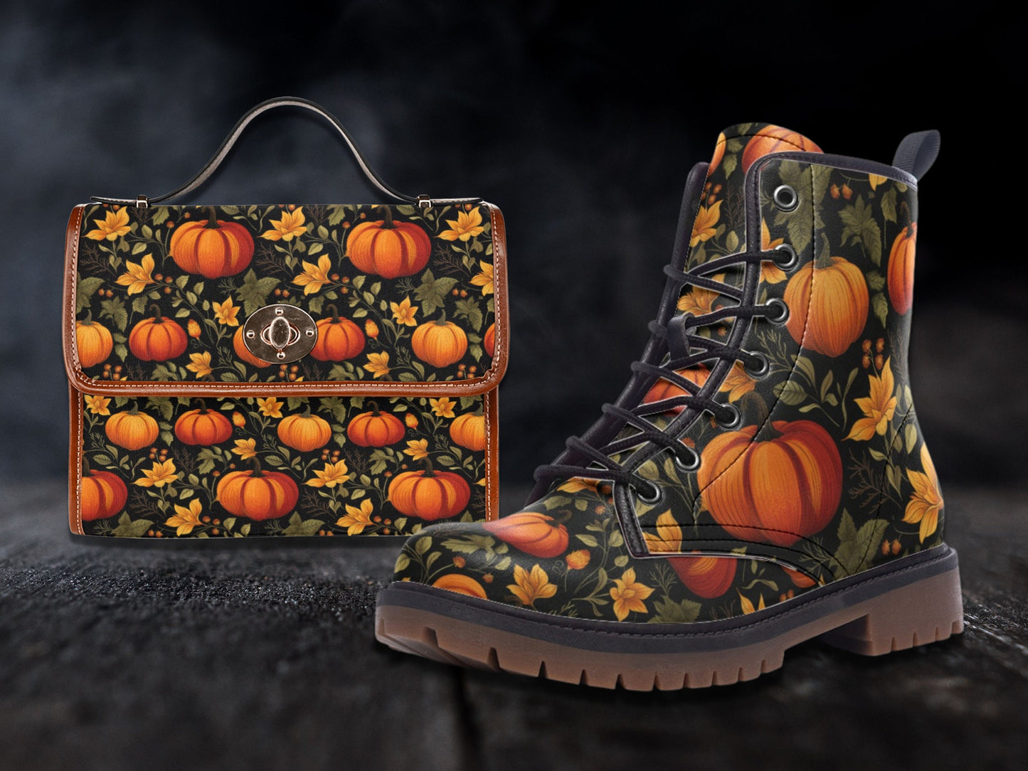 Autumn Pumpkins Satchel