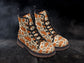 Beige Pumpkins Combat Boots