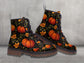 Fall Pumpkins Combat Boots