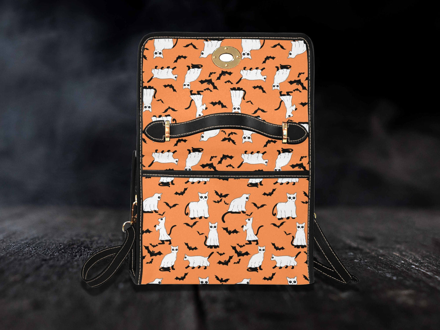Black Cat Halloween Satchel
