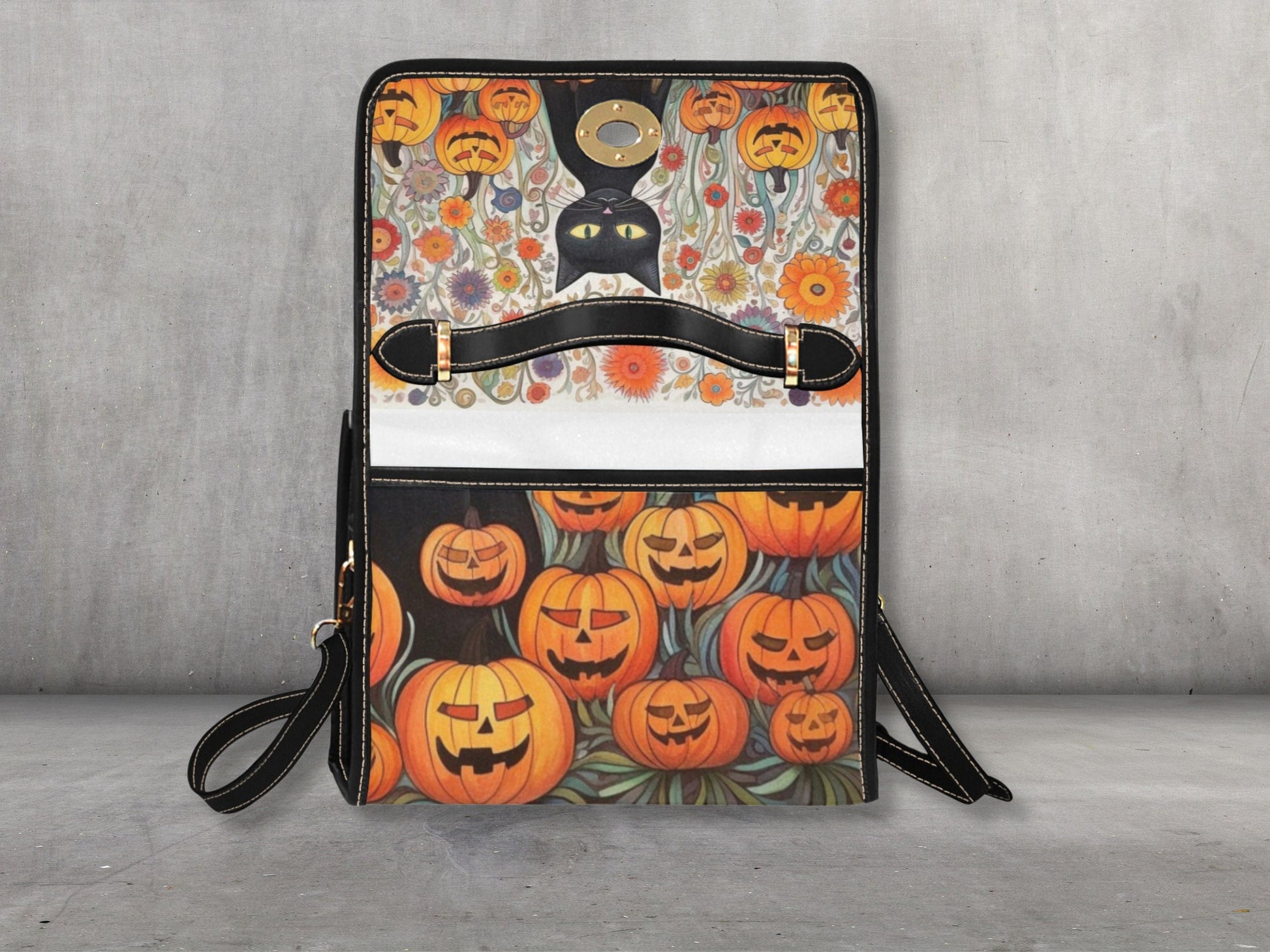 Pumpkin Cat Satchel