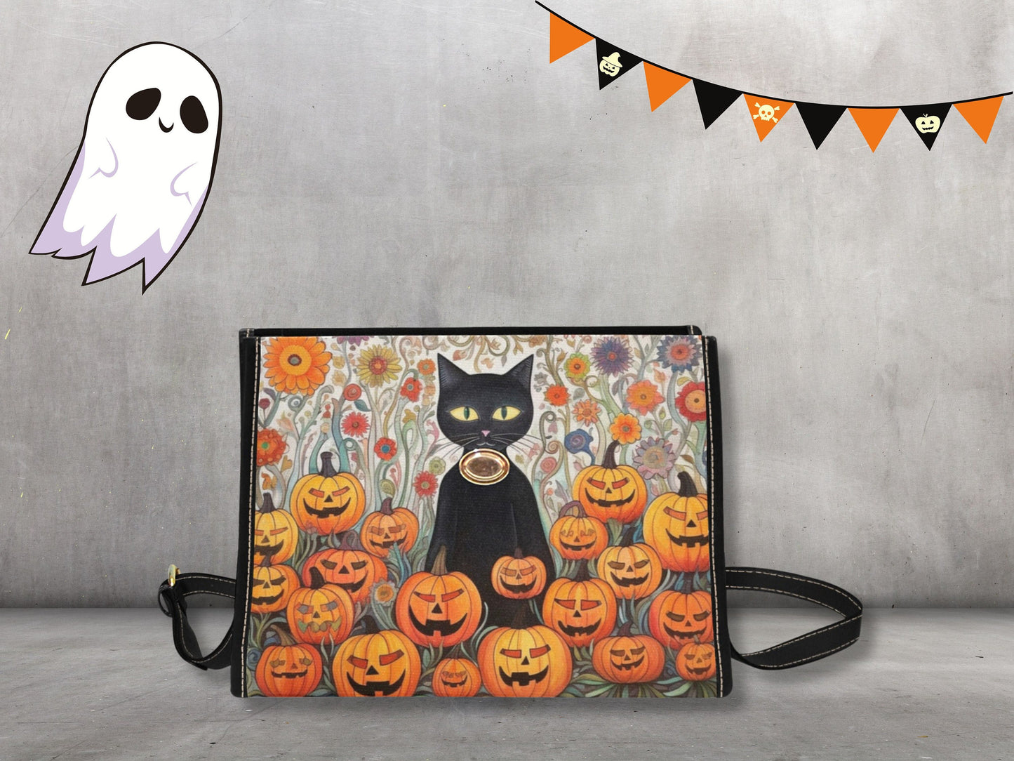 Pumpkin Cat Satchel