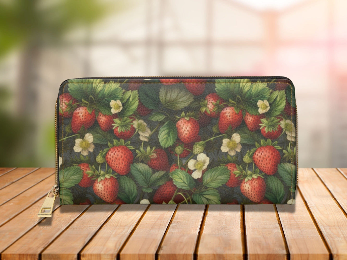 Strawberry Plants Wallet