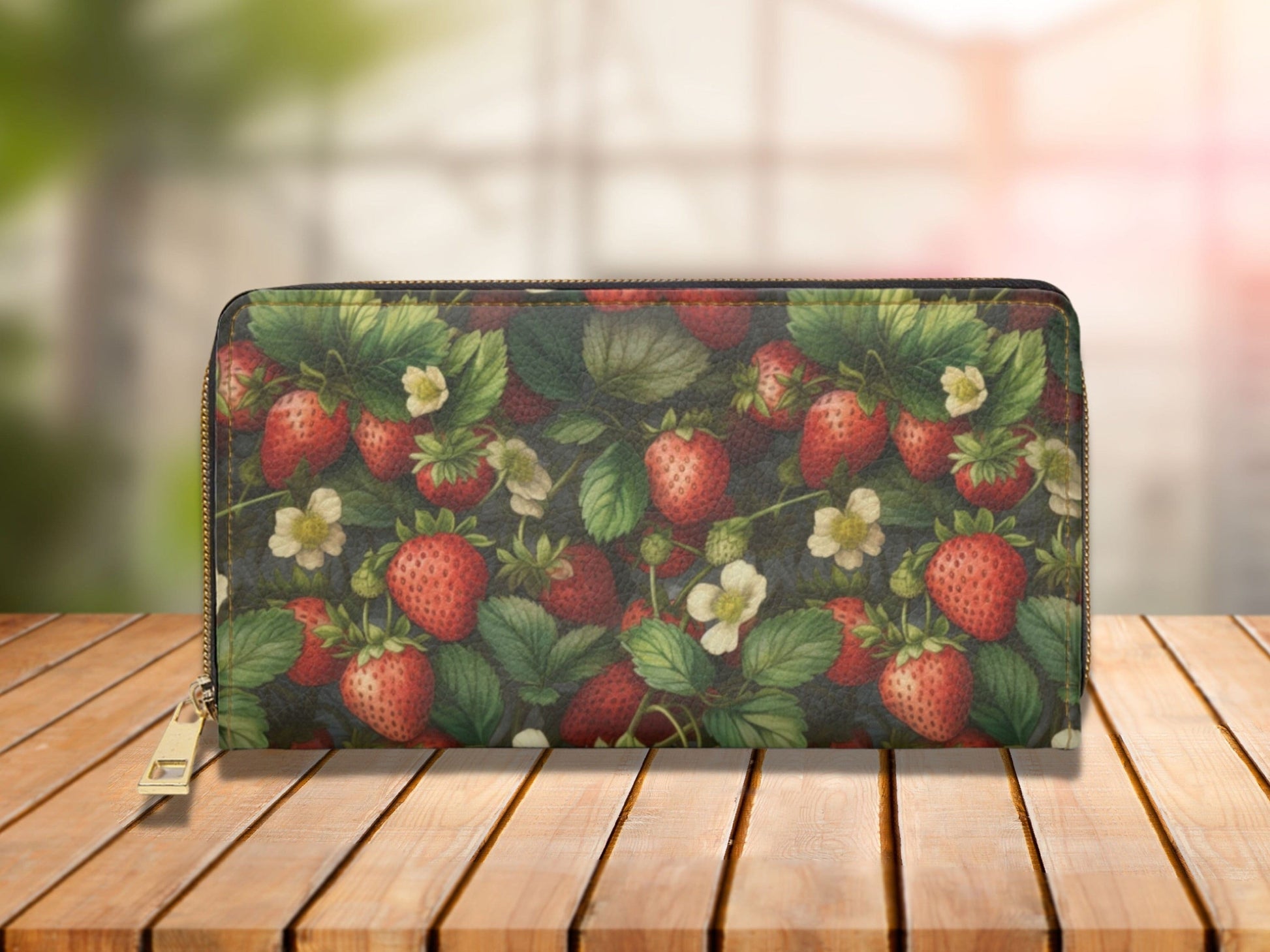 Strawberry Plants Wallet