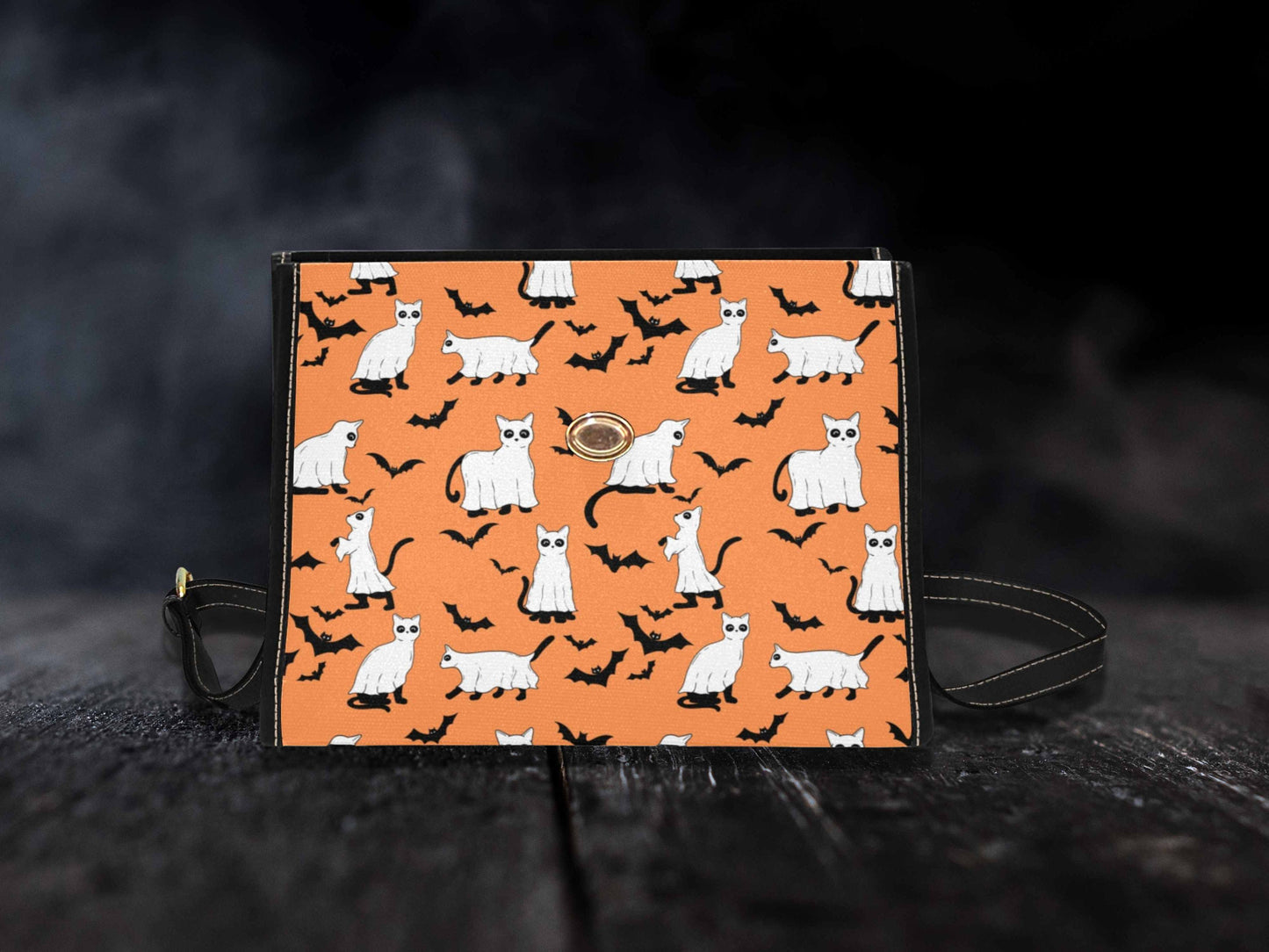 Black Cat Halloween Satchel