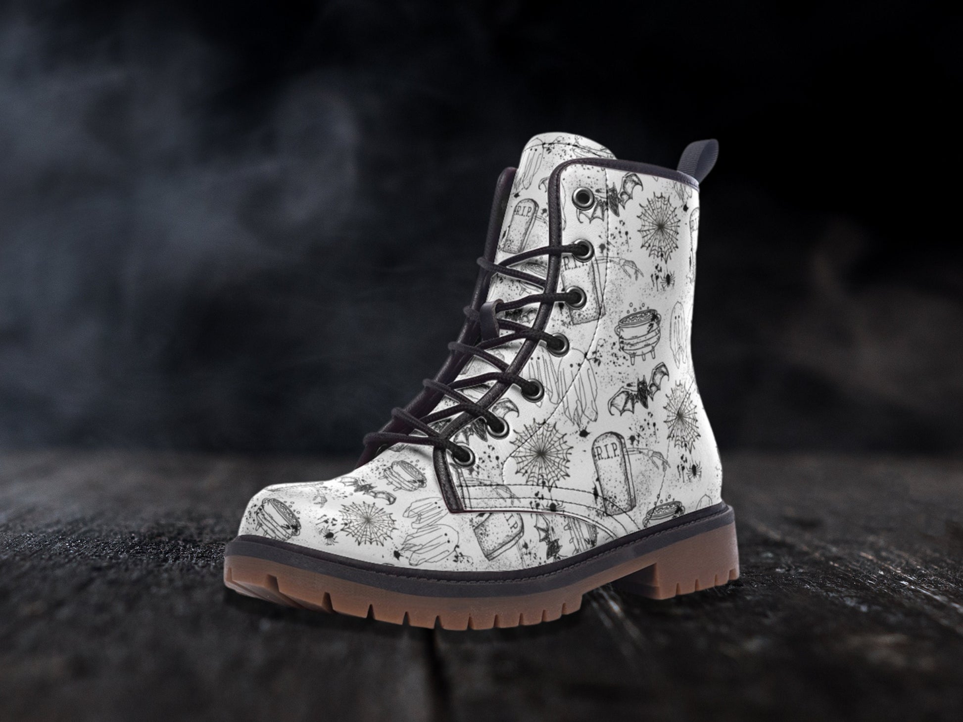 Grunge Ghost Combat Boots