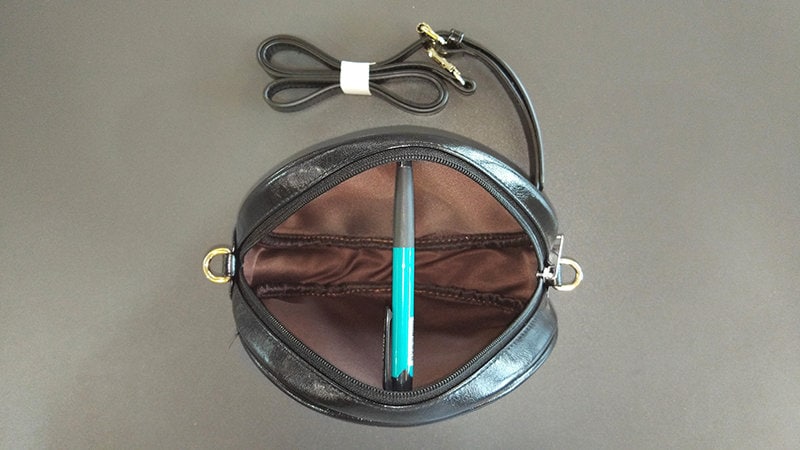 Boho Ghost, Vegan Leather, Round Bag, Halloween Bag, October Crossbody, Pumpkin Spice, Gift for Witchy Lovers, Fall Leaves Handbag