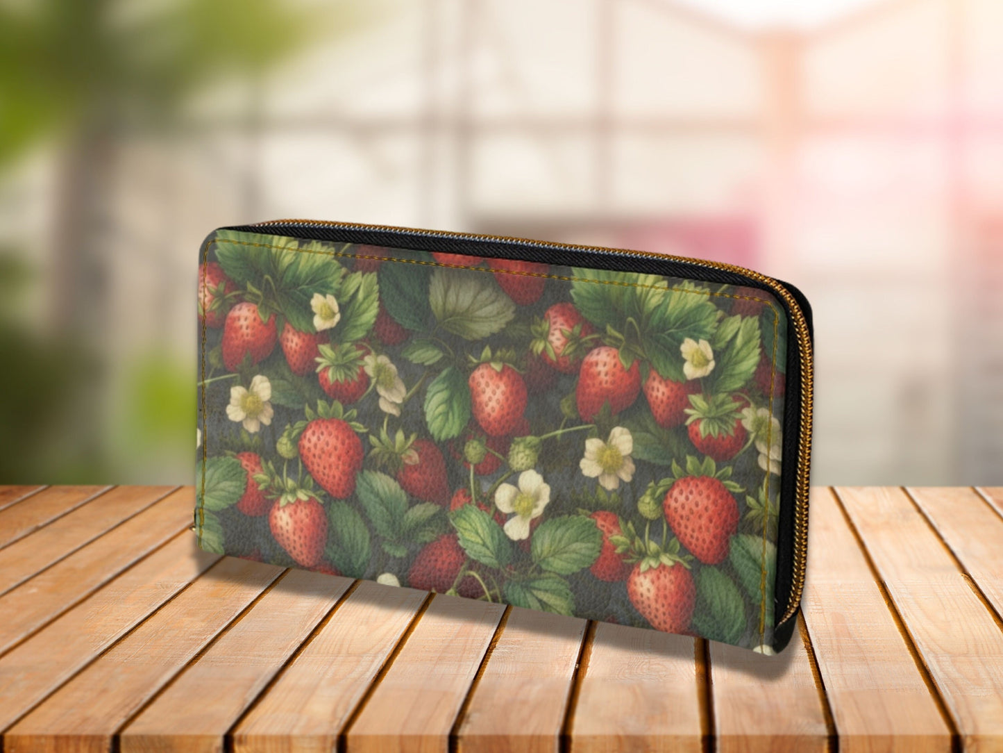 Strawberry Plants Wallet