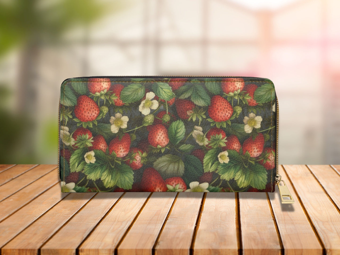Strawberry Plants Wallet