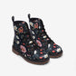 Dark Academia Wildflowers Combat Boots