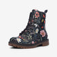 Dark Academia Wildflowers Combat Boots
