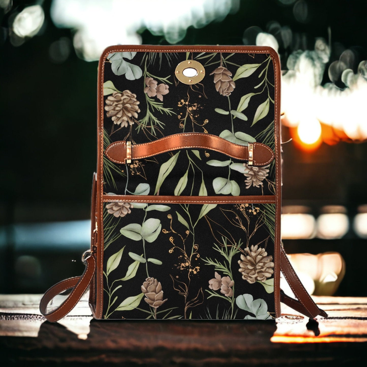 Winter Purse, Holiday Outfit Crossbody Cottagecore Hand Bag Gift for Christmas Wedding Purse Forestcore Accessory