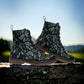 Leaves Combat Boots