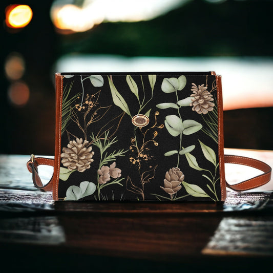 Winter Purse, Holiday Outfit Crossbody Cottagecore Hand Bag Gift for Christmas Wedding Purse Forestcore Accessory