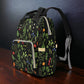 Botanical Canvas Backpack, Fairy Grunge, Baby Backpack, Gothic Diaper Bag, Baby Diaper Bag, Aesthetic Backpack, Laptop Backpack, Men's
