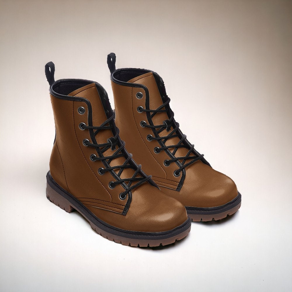 Combat Boots, Mens Leather Boots, Goblincore, Gift for Neutral Lover, Women's Platform, Cottagecore, Dark Academia, Renaissance Boots