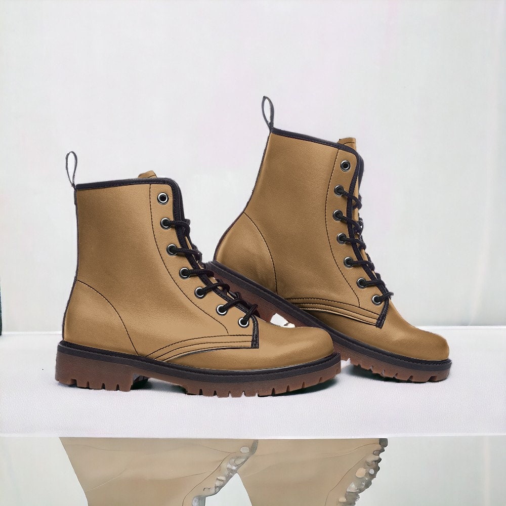 Combat Boots, Mens Leather Boots, Goblincore, Gift for Neutral Lover, Women's Platform, Cottagecore, Dark Academia, Renaissance Boots