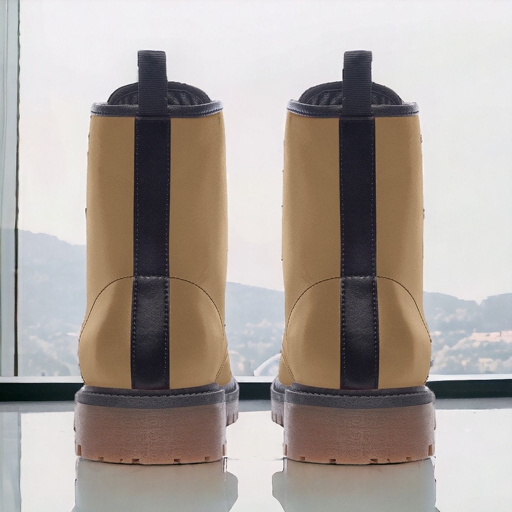 Combat Boots, Mens Leather Boots, Goblincore, Gift for Neutral Lover, Women's Platform, Cottagecore, Dark Academia, Renaissance Boots