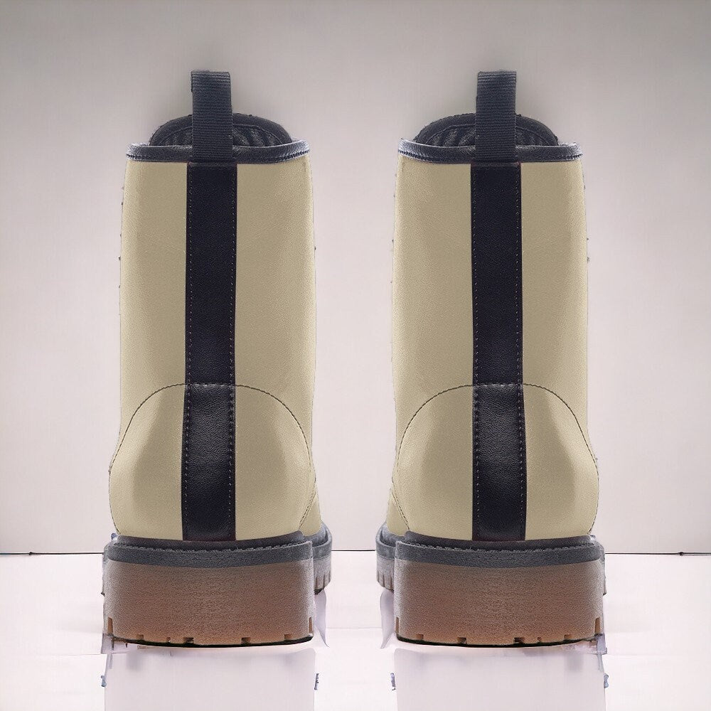 Combat Boots, Mens Leather Boots, Goblincore, Gift for Neutral Lover, Women's Platform, Cottagecore, Dark Academia, Renaissance Boots