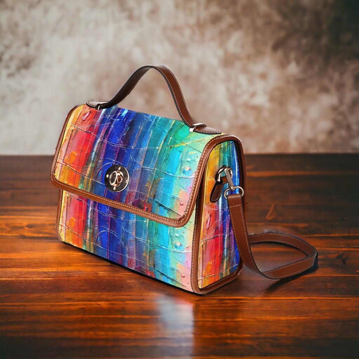 Painted Rainbow Purse