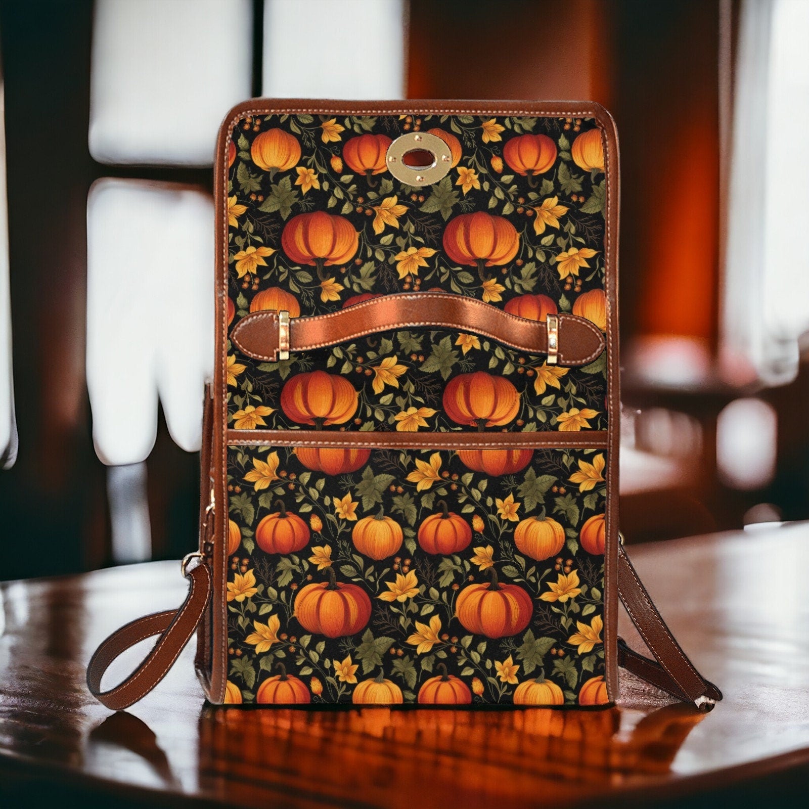 Autumn Pumpkins Satchel