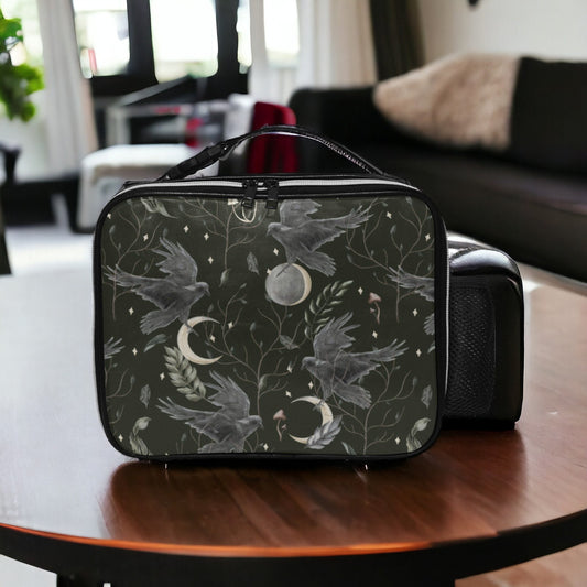 Lunch Bag For Women, Lunch Box Cute, Lunch Bag Insulated, Cute Cottagecore Bag, Goth Lunch Bag, Goblincore Lunch Bag, Dark Academia Bag