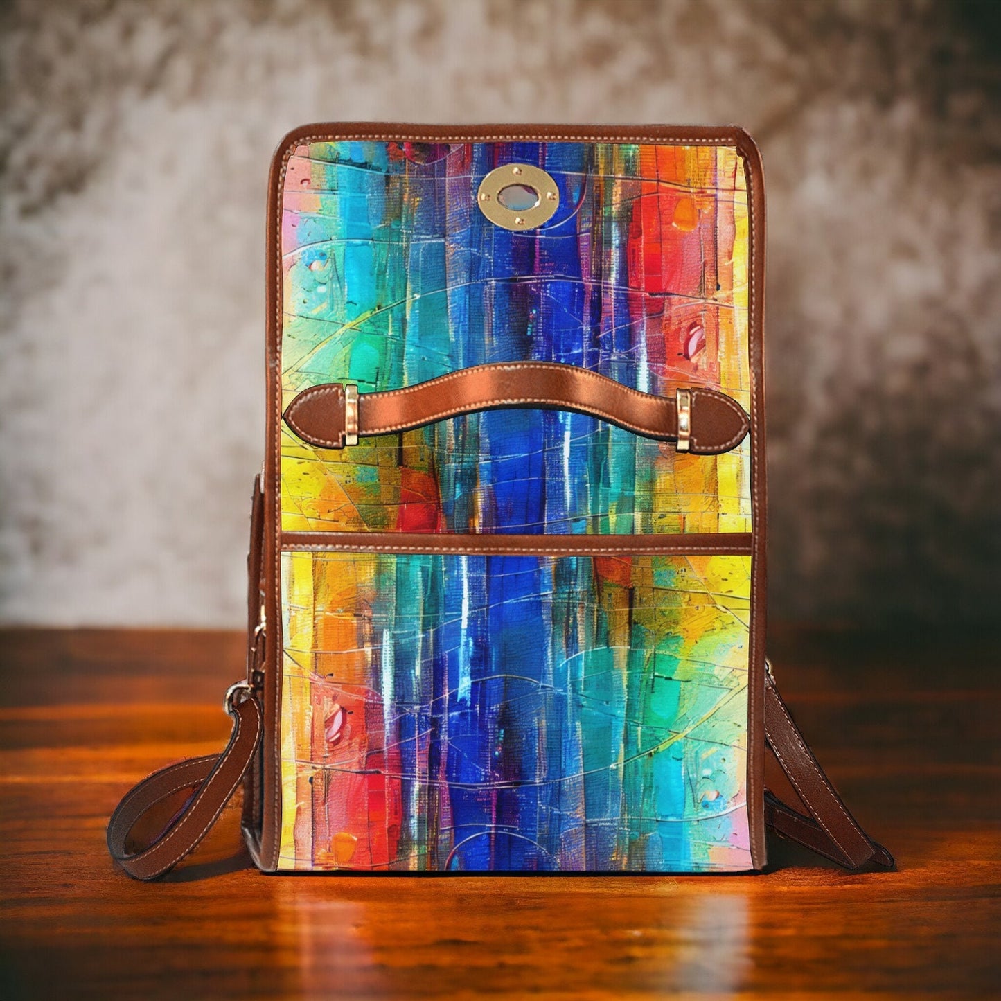 Painted Rainbow Purse