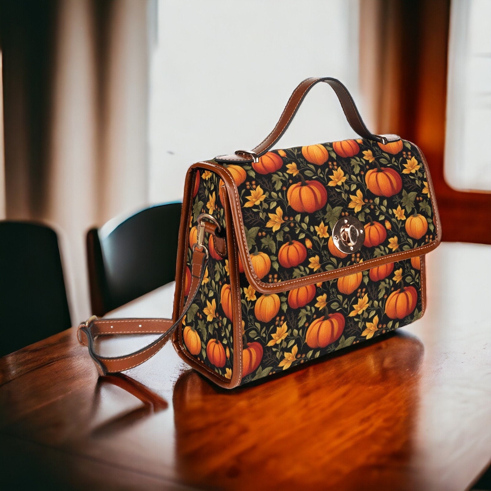 Autumn Pumpkins Satchel