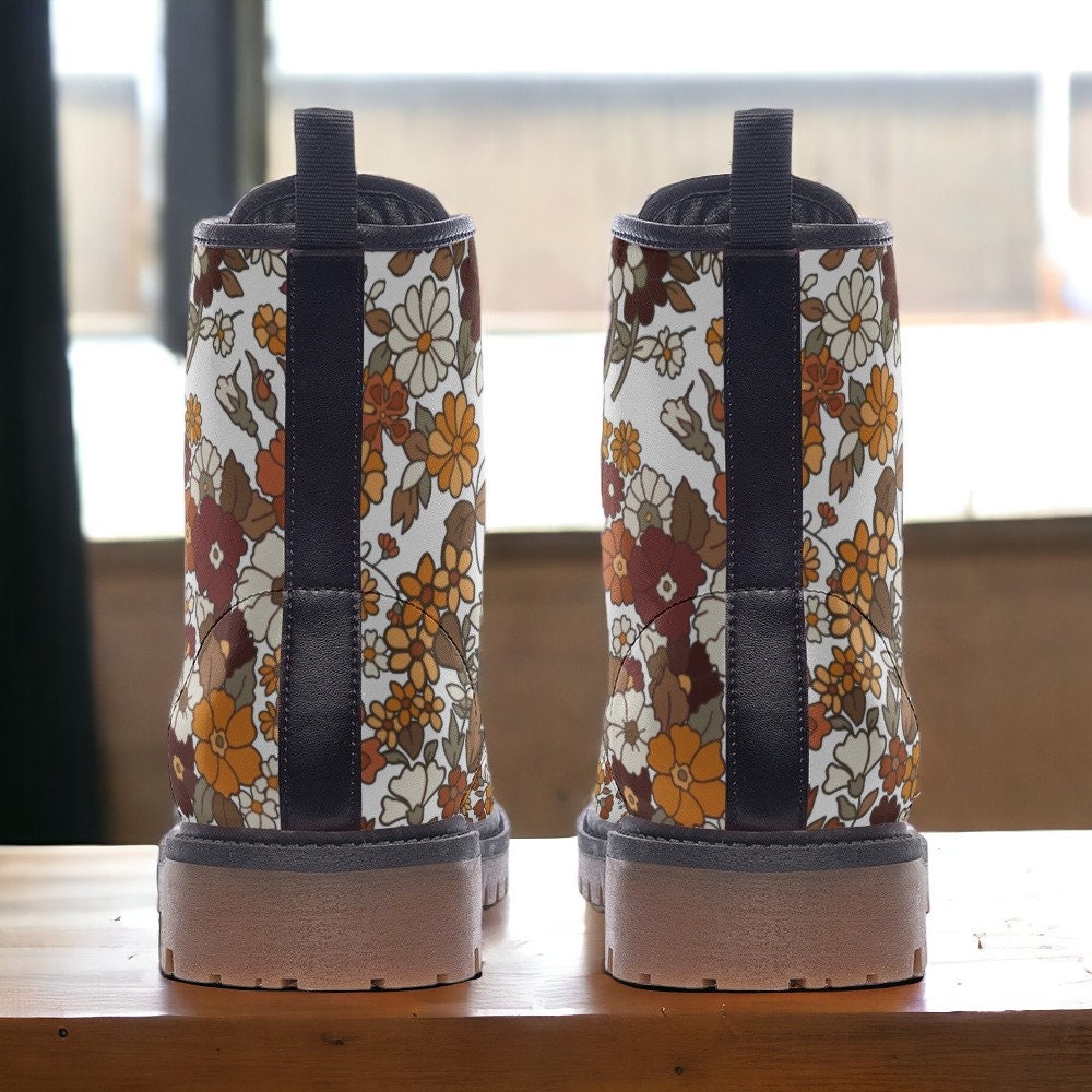 Combat Boots, Vegan Leather Combat Boots, Witchy Magic, Boots Boho, Witch Boots, Boho Festival Wear, Faux Leather Boot Forest Witch