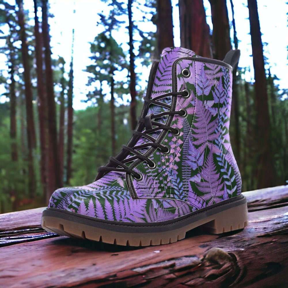 Combat Boots, Mens Leather Boots, Witch Shoes, Whimsigoth Clothing, Women's Platform, Cottagecore Dark Academia, Enchanted Forest