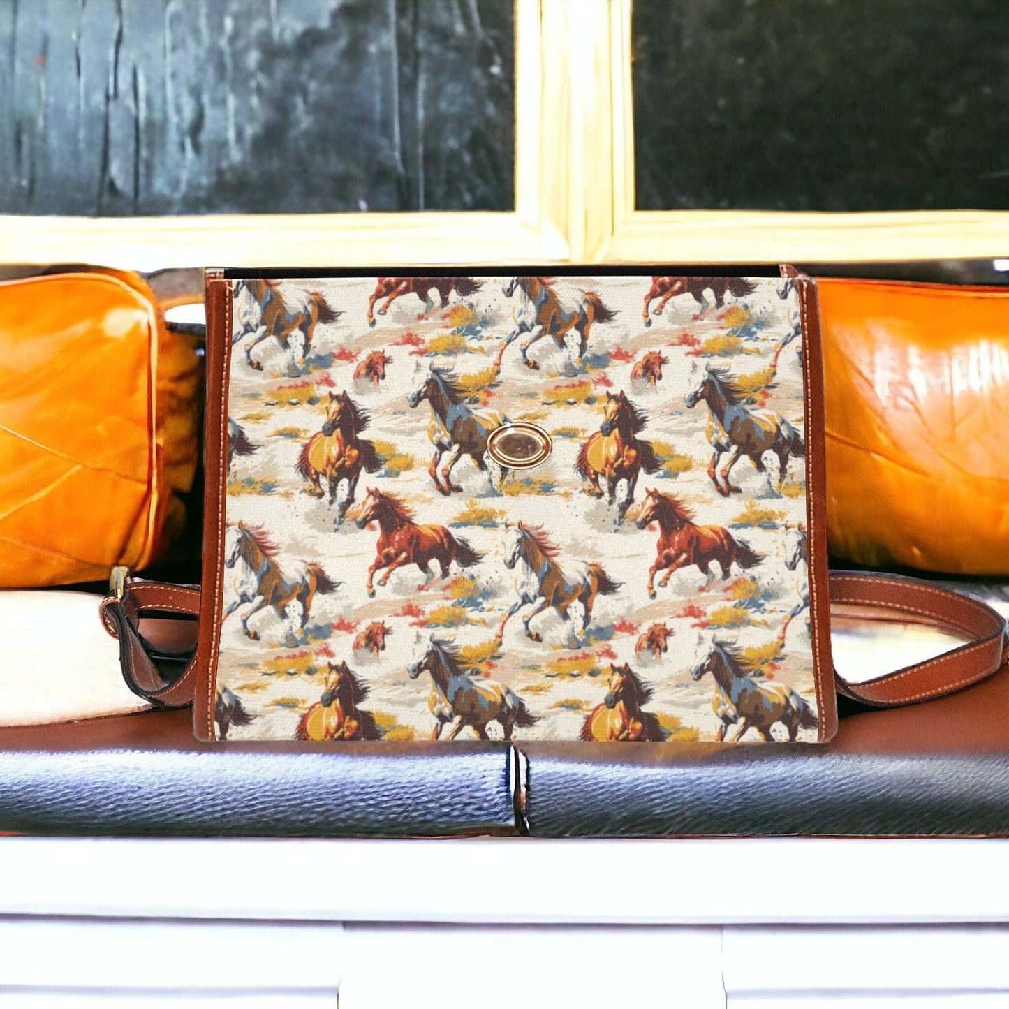 Satchel, Shoulder Bag, Crossbody Purse, Western Accessories, Western Purse, Wild Horse Purse, Horse Stuff, Horse Bag, Cross Body Purse