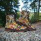 Combat Boots, Cottagecore Boots, Wildflowers, Vegan Leather, Classic Boot, Moody Florals, Boho Boots, Woodland Witch Boot, Faecore Boots