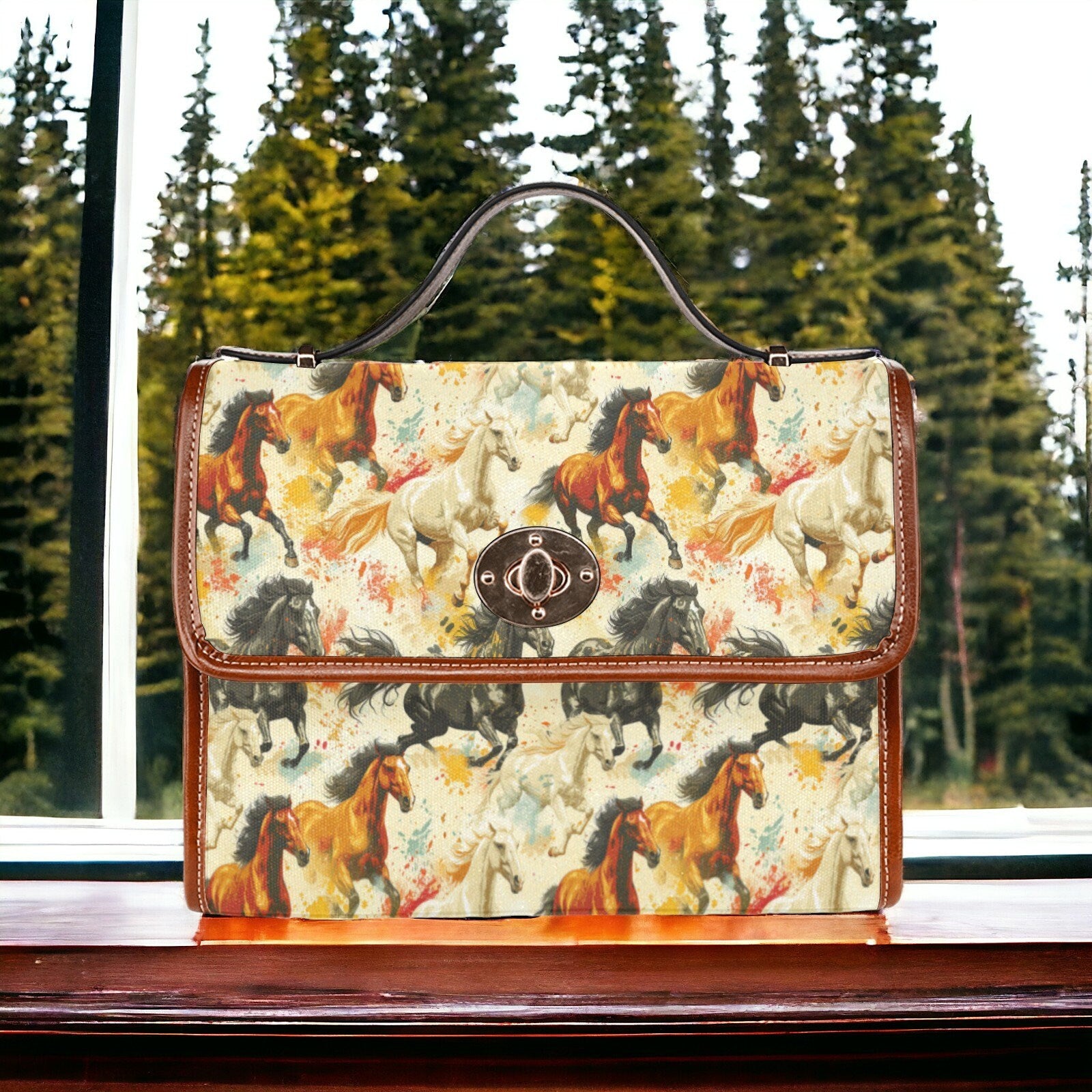 Satchel, Shoulder Bag, Crossbody Purse, Western Accessories, Western Purse, Wild Horse Purse, Horse Stuff, Horse Bag, Cross Body Purse