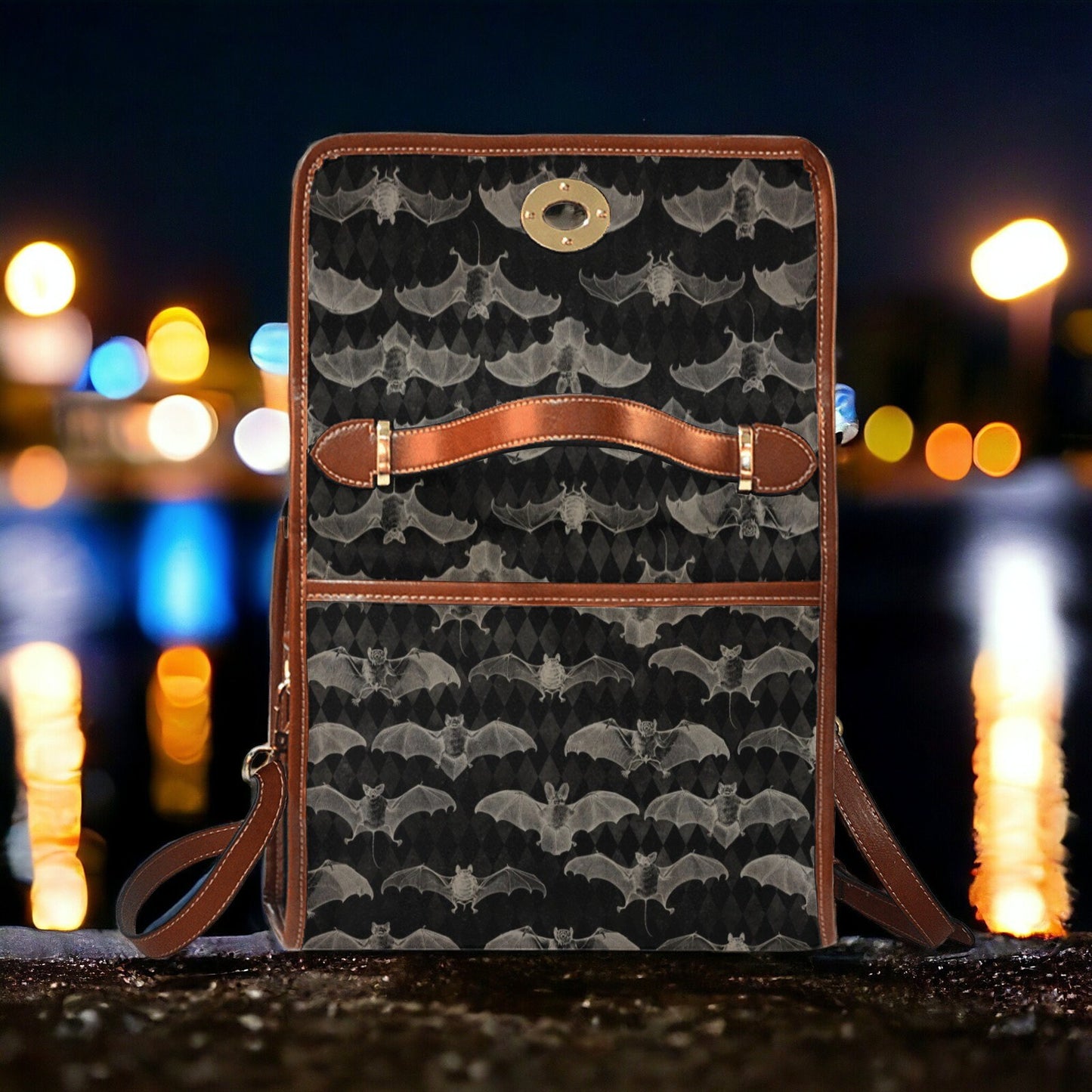 Black Bats Satchel