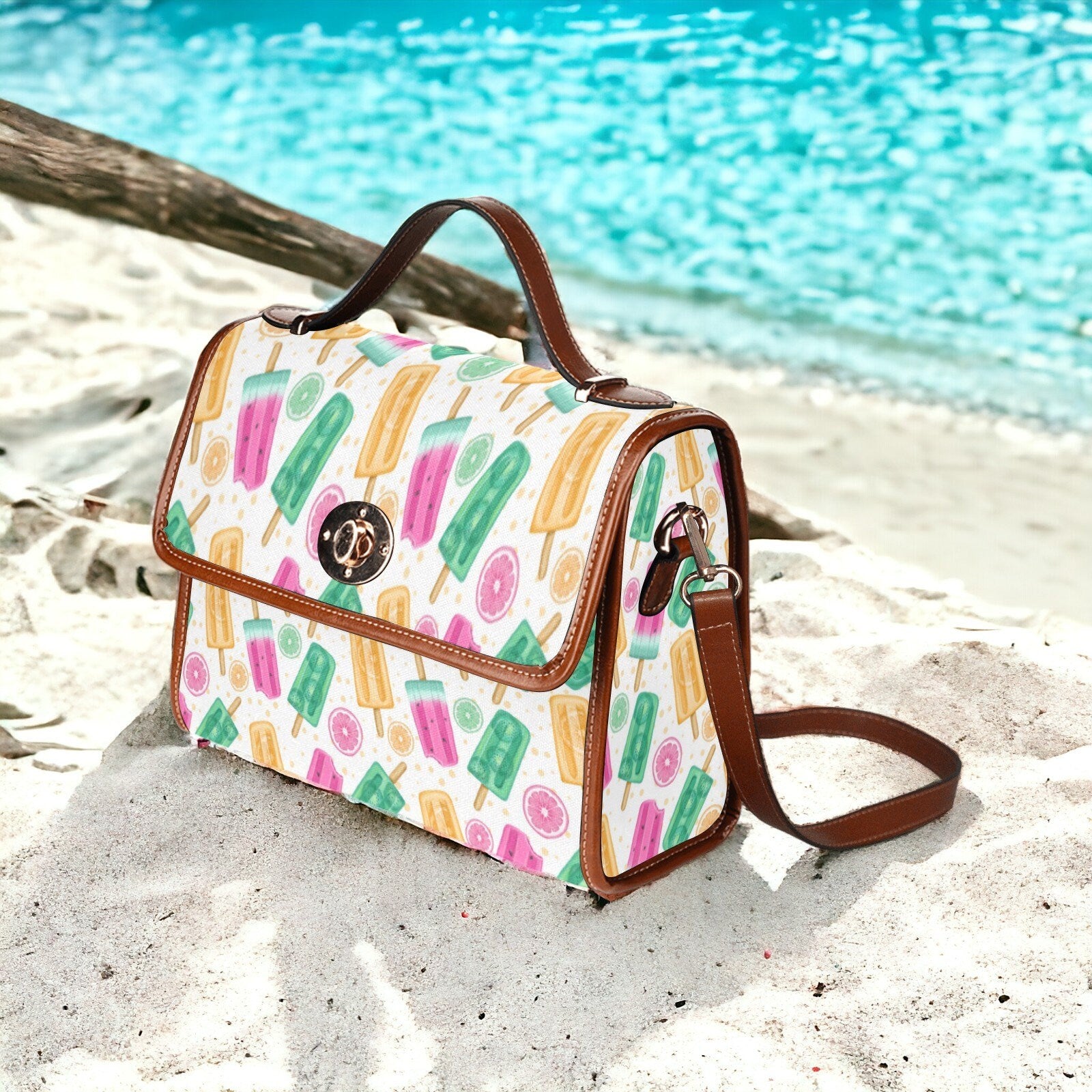 Satchel, Canvas Crossbody Bag, Beach Bag, Beach Tote Bag, Cross Body Bag, Goth Bag, Summer Purse