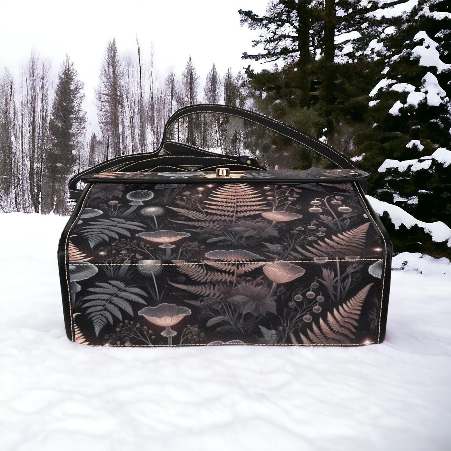 Small Crossbody Bag, Cross Body Bag, Cottagecore Satchel Bag, Boho Gift, Cute Women Cross Body Purse, Vintage Floral Print, Cottage Core