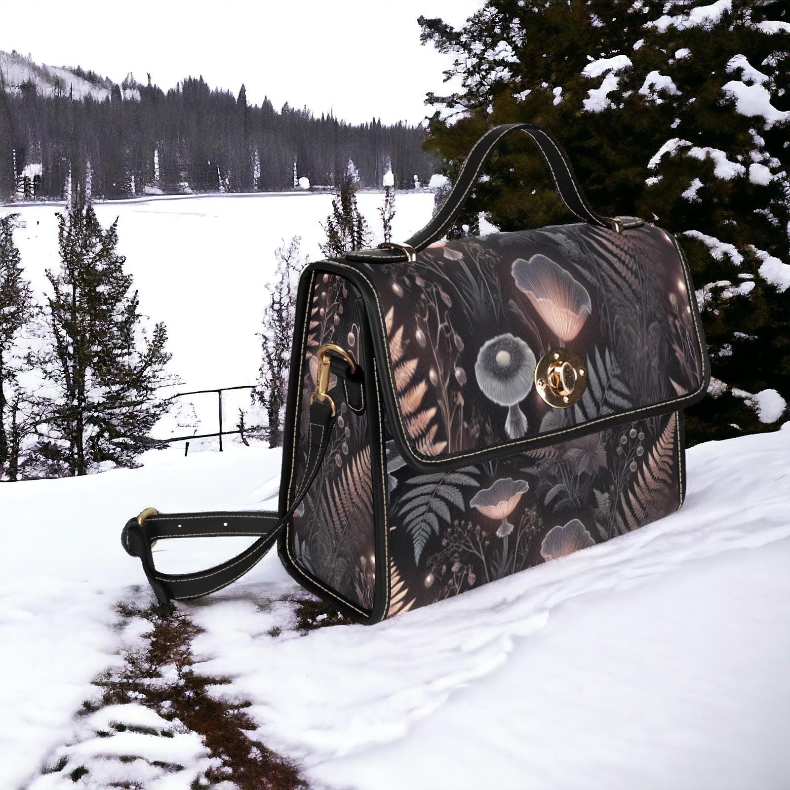 Small Crossbody Bag, Cross Body Bag, Cottagecore Satchel Bag, Boho Gift, Cute Women Cross Body Purse, Vintage Floral Print, Cottage Core