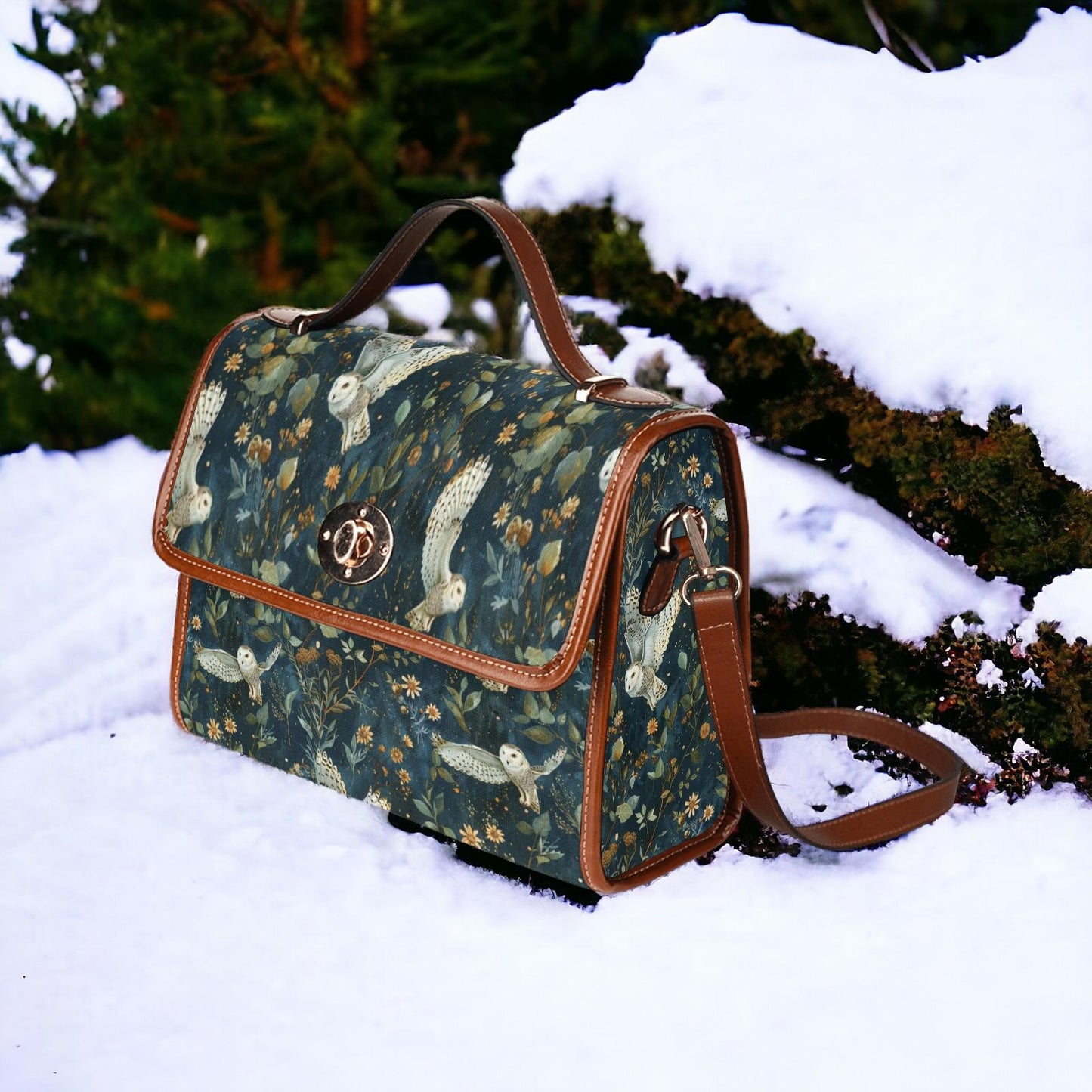 Small Crossbody Bag, Cross Body Bag, Cottagecore Satchel Bag, Boho Gift, Cute Women Cross Body Purse, Vintage Floral Print, Cottage Core