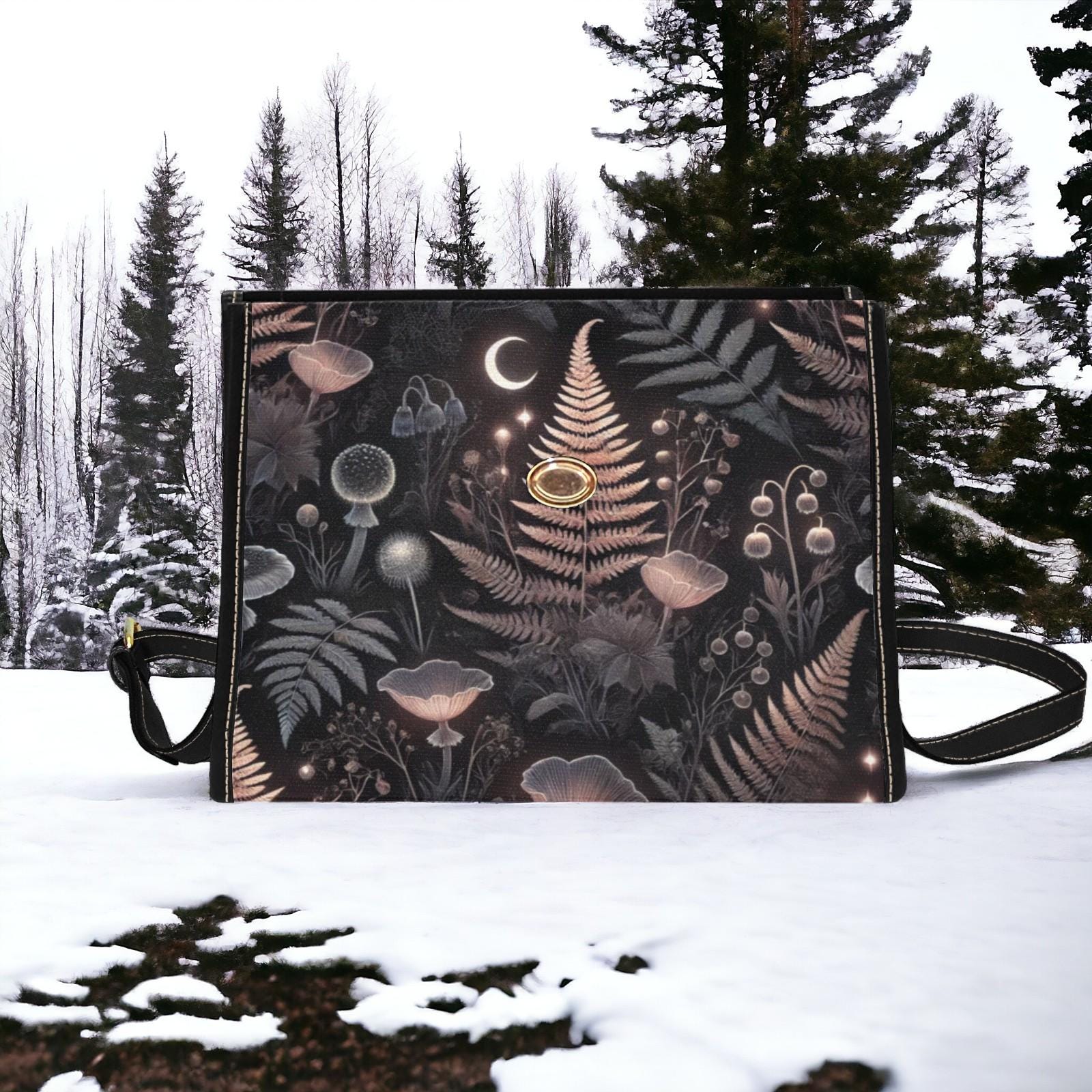 Small Crossbody Bag, Cross Body Bag, Cottagecore Satchel Bag, Boho Gift, Cute Women Cross Body Purse, Vintage Floral Print, Cottage Core