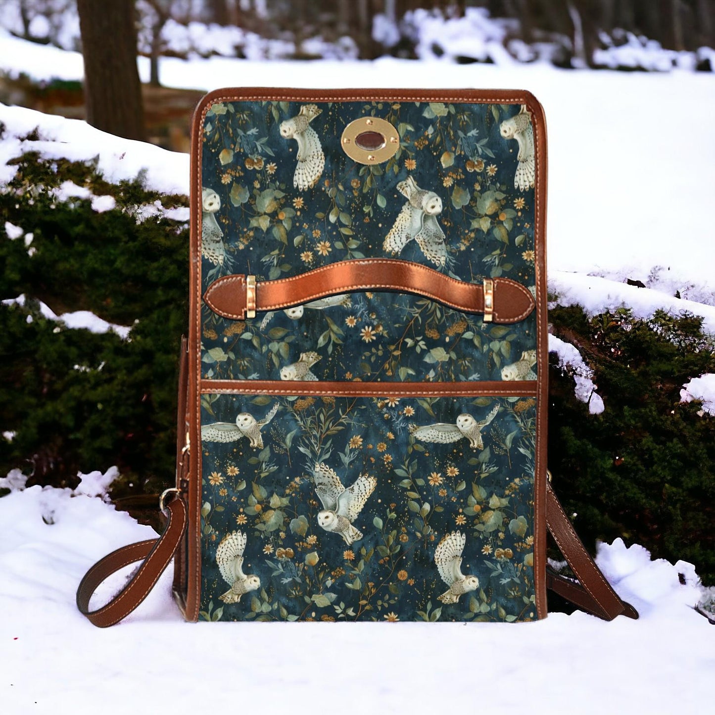 Small Crossbody Bag, Cross Body Bag, Cottagecore Satchel Bag, Boho Gift, Cute Women Cross Body Purse, Vintage Floral Print, Cottage Core