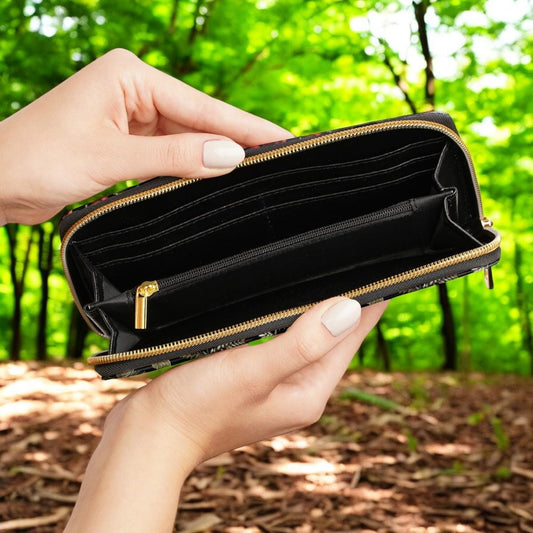 Cute Wallet, Slim Wallet, Wallet Women, Goblincore, Dark Cottagecore, Leather Card Holder, Slim Wallet, Women Wallet, Mushroom Gifts